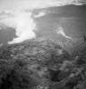 Etna eruzione del 1947, fumarole lungo la fessura eruttiva l...
