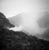 Etna eruzione del 1947, fessura eruttiva in degassamento all...