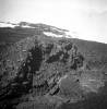 Etna eruzione del 1947, particolare di un bastione di scorie...